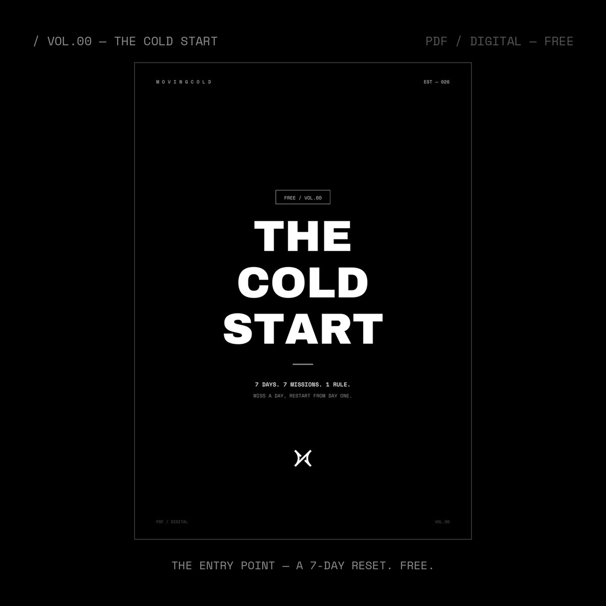VOL.00 — THE COLD START