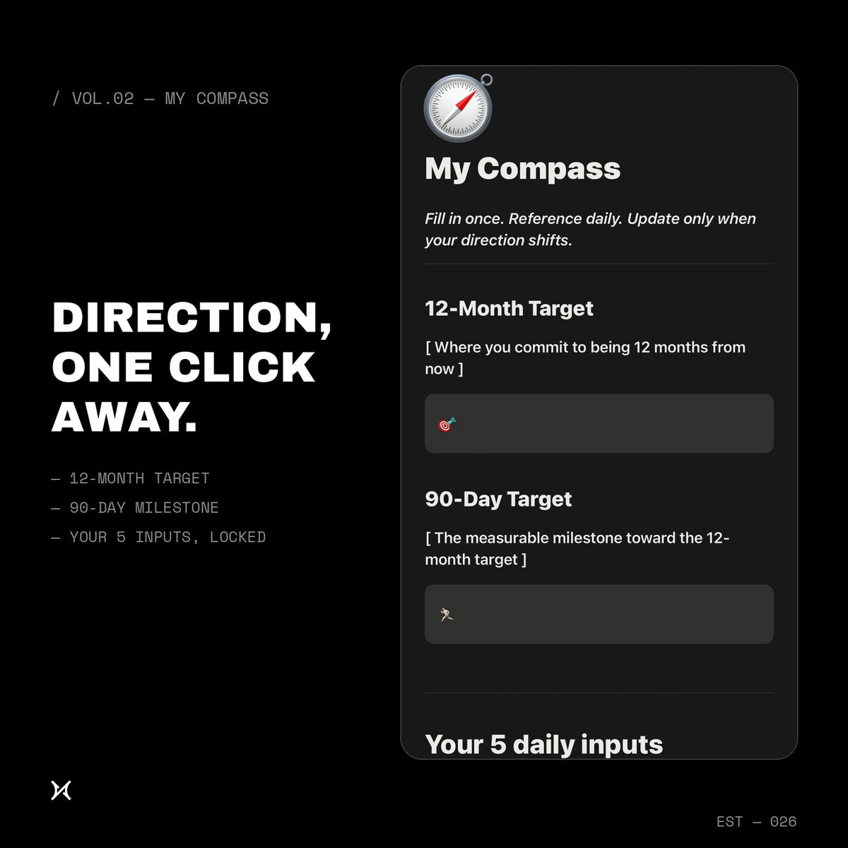 VOL.02 — THE DISCIPLINE DASHBOARD